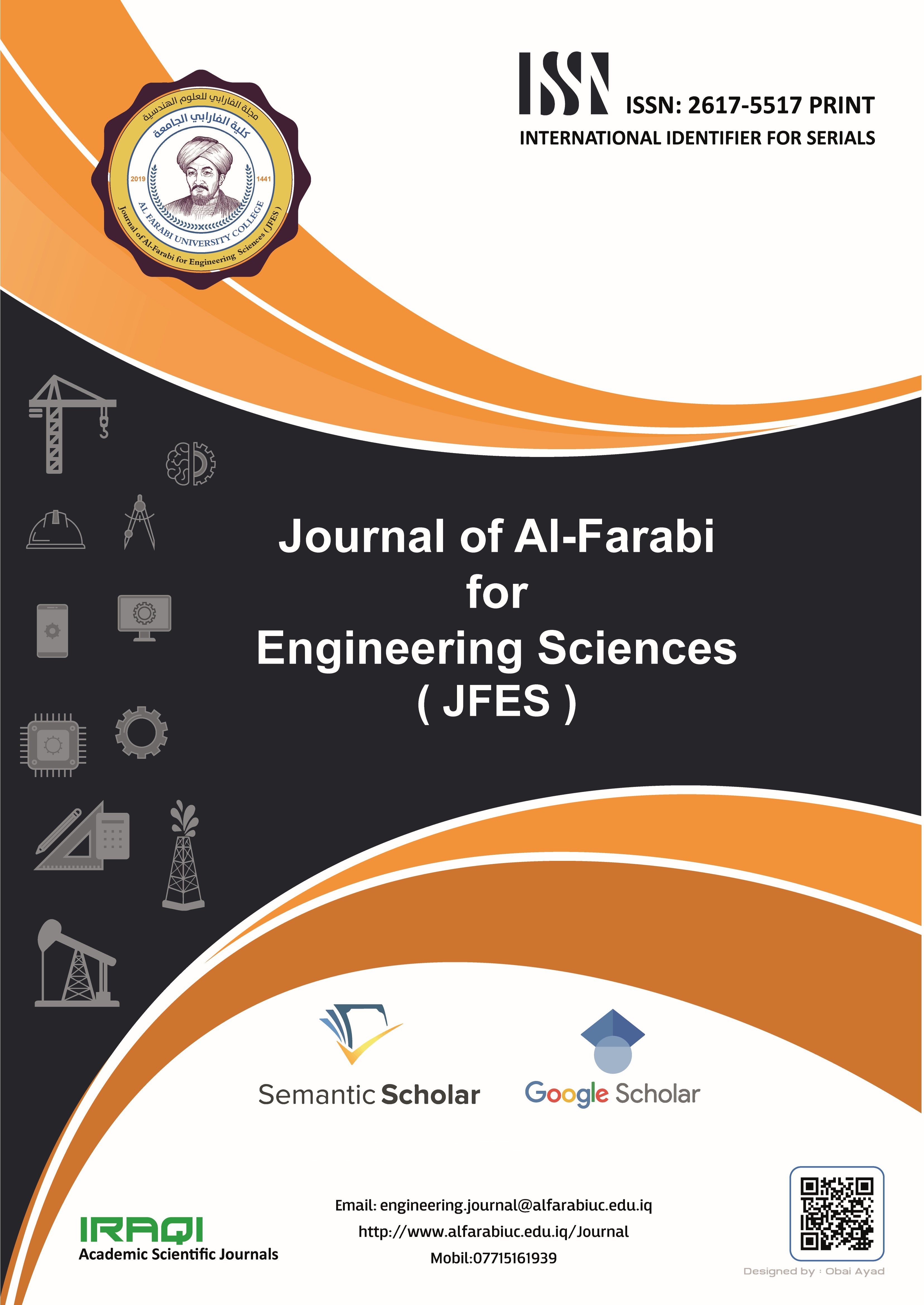 					View Vol. 1 No. 2 (2022): Journal of Al-Farabi For Engineering Sciences
				