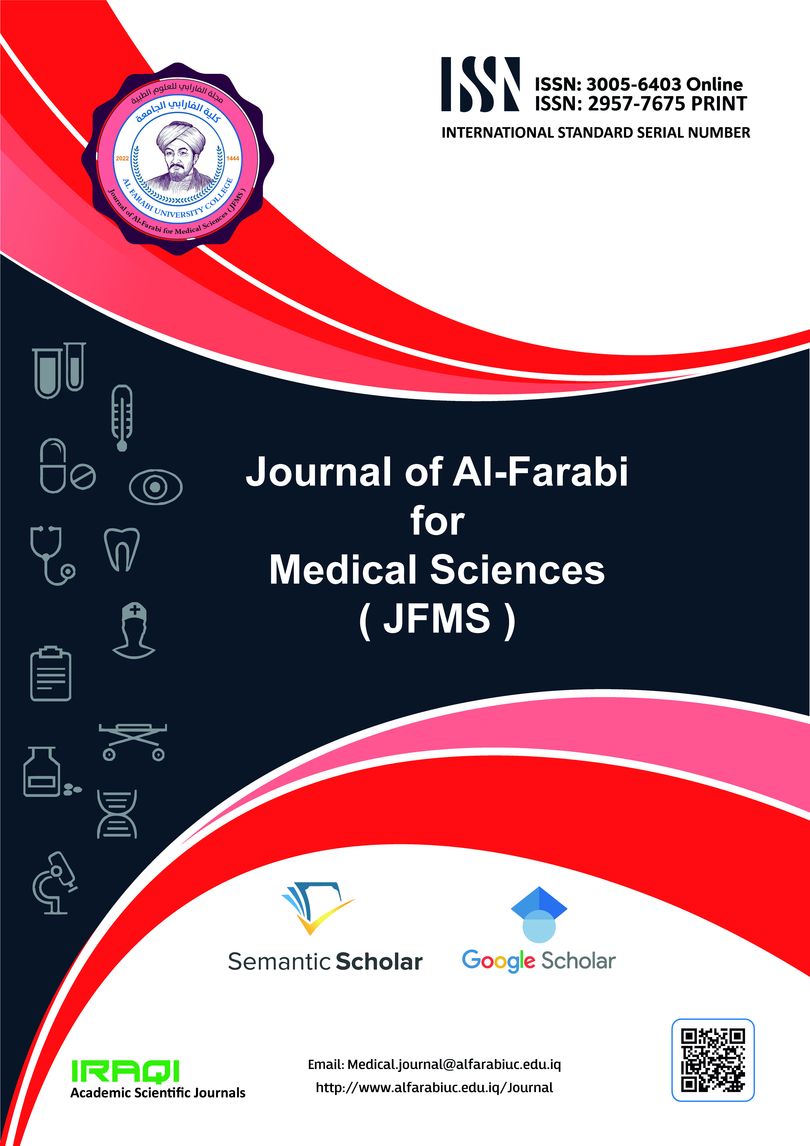 					View Vol. 1 No. 1 (2024): Journal of Al-Farabi for Medical Sciences
				